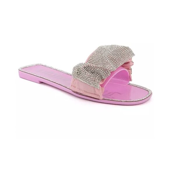 Juicy Couture Pink Hollyn Slip On Slide Sandals SIZE 6 NIB - Picture 1 of 10